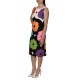 Twins Fantasy Rainbow Patterned Vintage Dress-Diamond Rainbow