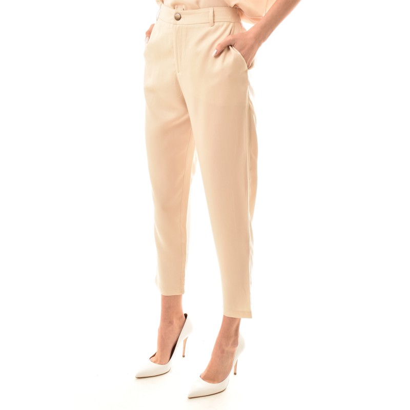 Lotus Eaters Relaxed Fit Trousers-Vanilla