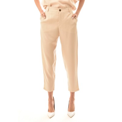 Lotus Eaters Relaxed Fit Trousers-Vanilla