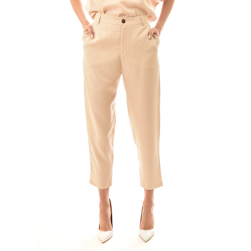 Lotus Eaters Relaxed Fit Trousers-Vanilla