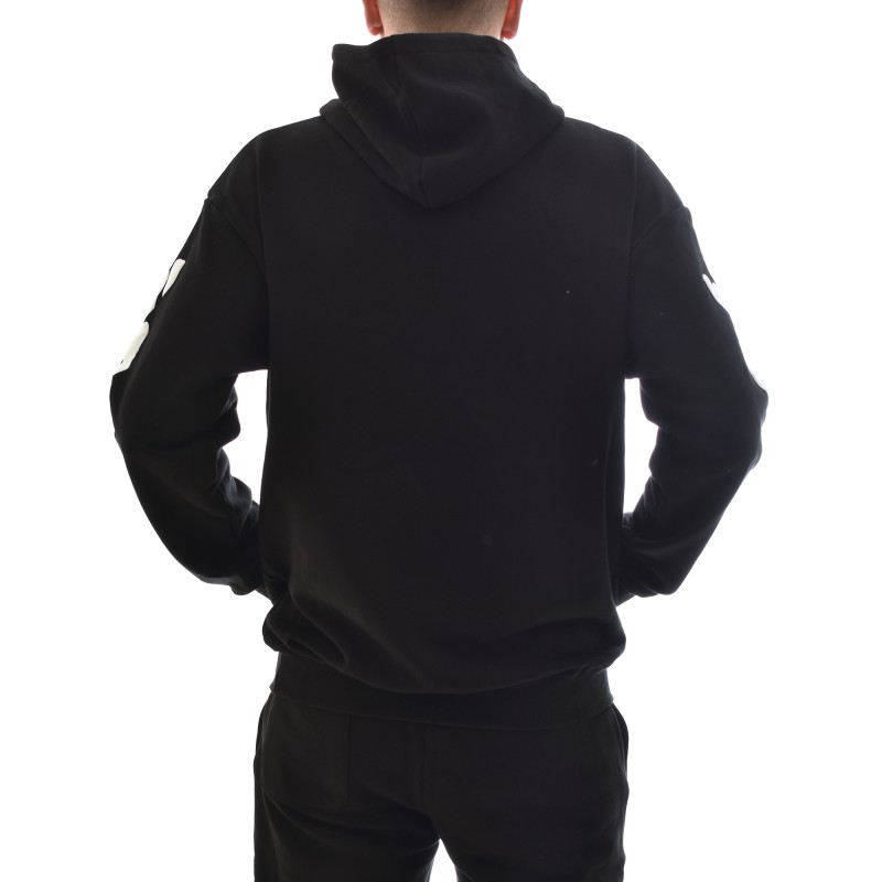 Tee Library Chain Hoodie Sweatshirt-Black