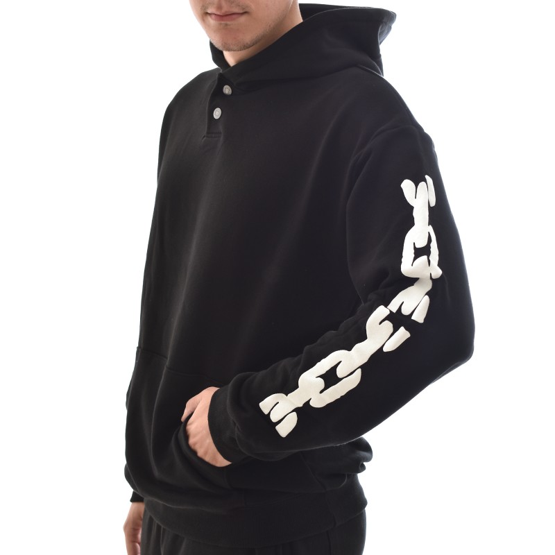 Tee Library Chain Hoodie Sweatshirt-Black