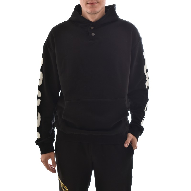 Tee Library Chain Hoodie Sweatshirt-Black