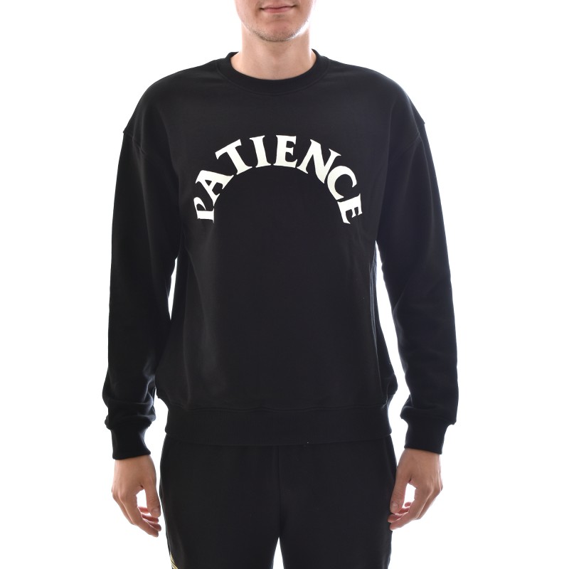 Tee Library Patience Logo Sweatshirt-Black Tee Library Patience Logo Sweatshirt-Black