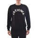 Tee Library Patience Logo Sweatshirt-Black Tee Library Patience Logo Sweatshirt-Black