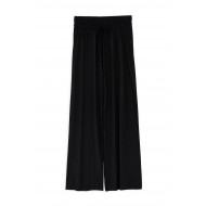 Philosophy Trousers Wide Leg-Black