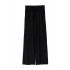 Philosophy Trousers Wide Leg-Black