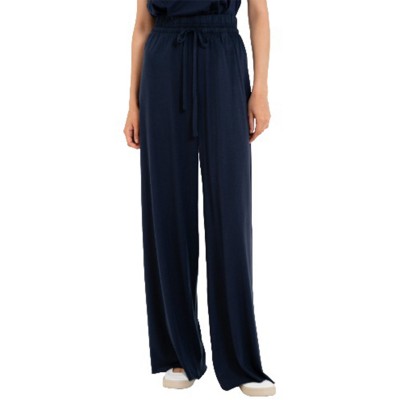 Philosophy Trousers Wide Leg-Blue
