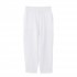 Philosophy Jogger Pants Linen Elastic Waist-White