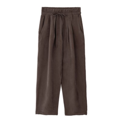 Philosophy Pleated Pants Cupro-Brown