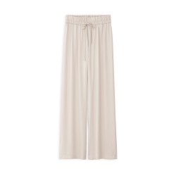 Philosophy Trousers Wide Leg-Cream