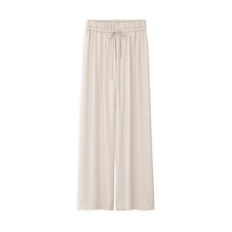 Philosophy Trousers Wide Leg-Cream