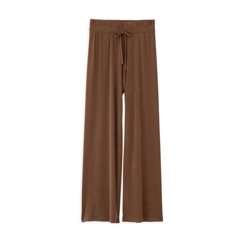 Philosophy Trousers Rib Wide Leg-Light Brown Philosophy Trousers Rib Wide Leg-Light Brown