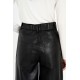 Philosophy Trousers Wide Leg Leather-Black Philosophy Trousers Wide Leg Leather-Black