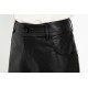 Philosophy Trousers Wide Leg Leather-Black Philosophy Trousers Wide Leg Leather-Black