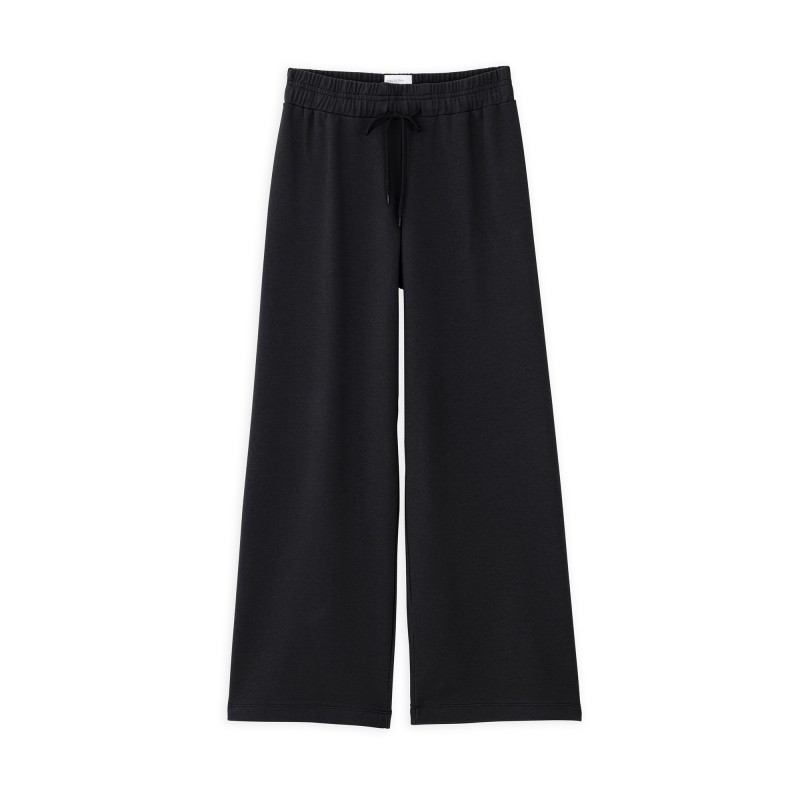 Philosophy Sweatpants Wide Leg-Off Black
