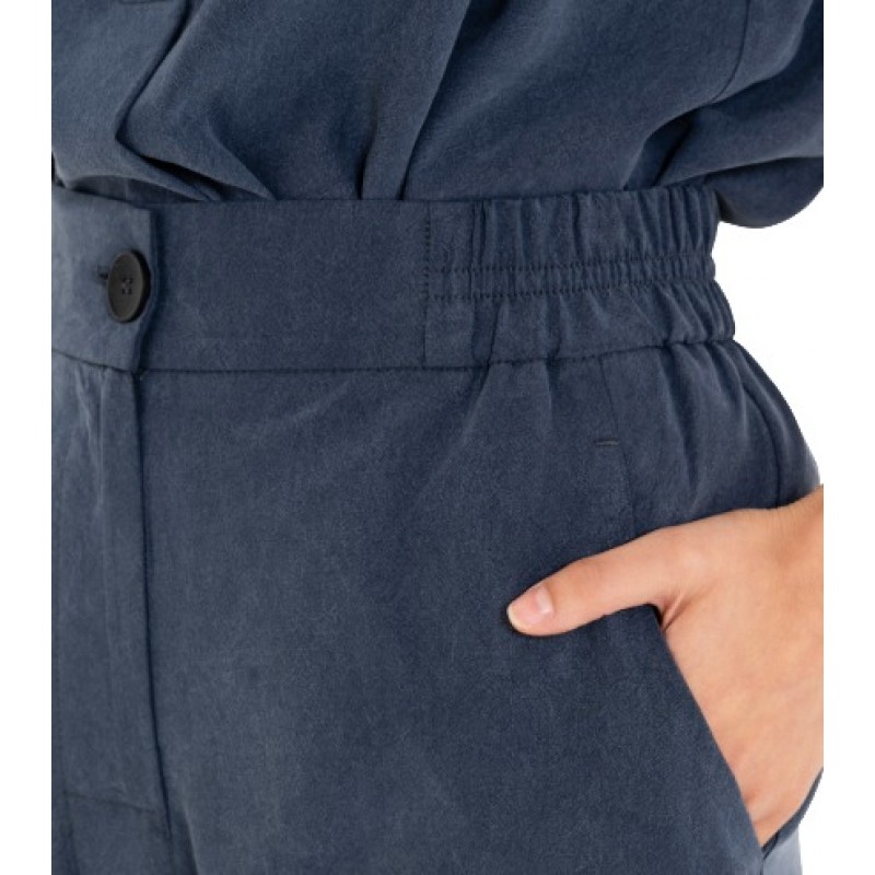 Philosophy Trousers Loose Washed Tencel-Blue Philosophy Trousers Loose Washed Tencel-Blue
