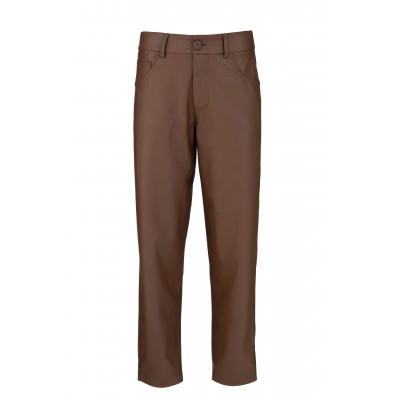 Philosophy Trousers Regular Leather-Brown Philosophy Trousers Regular Leather-Brown