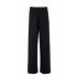 Philosophy Trousers Wide Leg Heavy Rib Sandwashed-Black