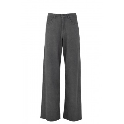 Philosophy Trousers Twill Fade Out Wide Leg-Anthracite Philosophy Trousers Twill Fade Out Wide Leg-Anthracite