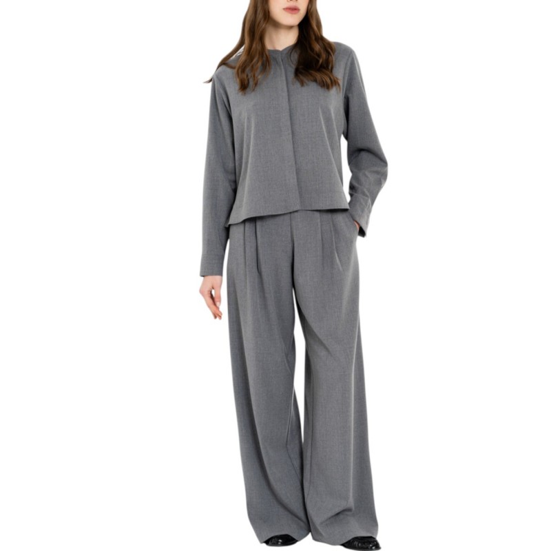 Philosophy Trousers Pleated-Grey Philosophy Trousers Pleated-Grey