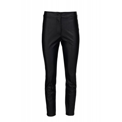 Philosophy Trousers Slim Fit Leather-Black Philosophy Trousers Slim Fit Leather-Black
