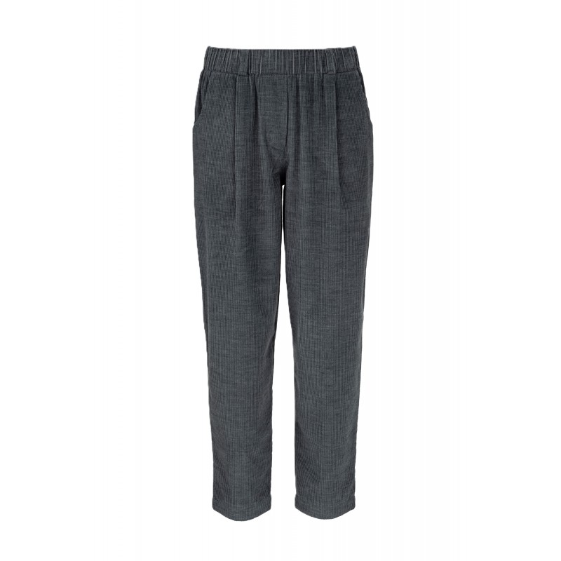 Philosophy Trousers Jogger Corduroy Melange-Anthracite Philosophy Trousers Jogger Corduroy Melange-Anthracite