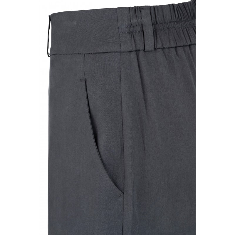 Philosophy Trousers Regular Satin Sandwashed-Grey Philosophy Trousers Regular Satin Sandwashed-Grey