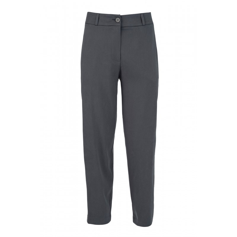 Philosophy Trousers Regular Satin Sandwashed-Grey Philosophy Trousers Regular Satin Sandwashed-Grey