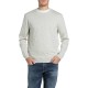 Replay Sweater Crew Neck-Light Beige Melange Replay Sweater Crew Neck-Light Beige Melange