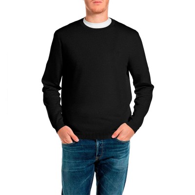 Replay Sweater Crew Neck-Black