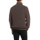 Replay Sweater Short Zip-Brown