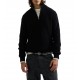 Replay Sweater Short Zip-Black