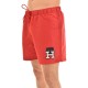 Tommy Hilfiger Monogram Mid Length Swimshorts-Primary Red Tommy Hilfiger Monogram Mid Length Swimshorts-Primary Red