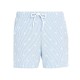 Tommy Hilfiger Monogram Mid Length Swimshorts-Msw Ithaca Shocking Blue