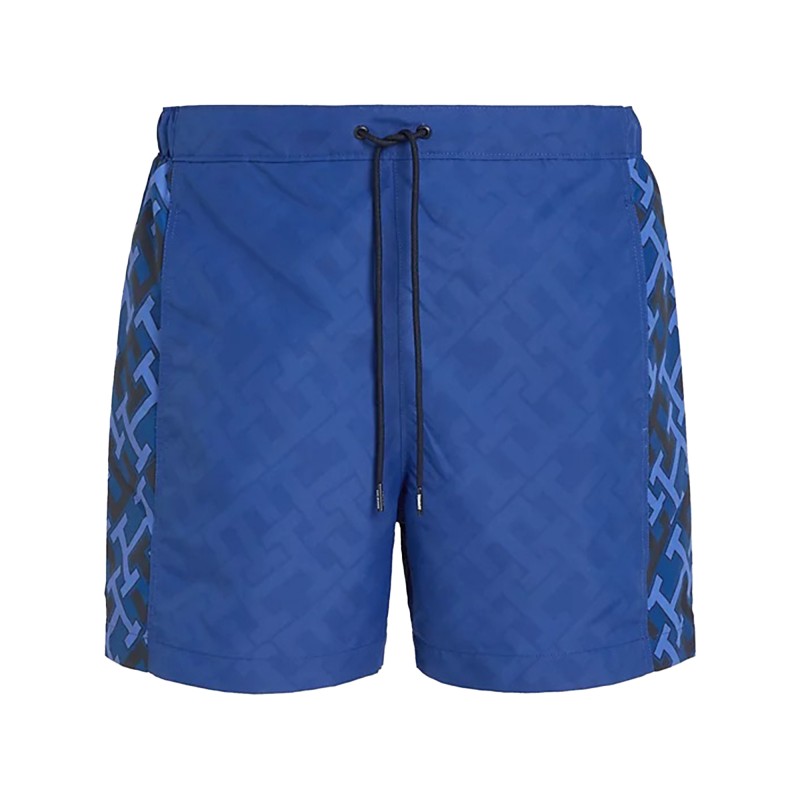 Tommy Hilfiger Medium Drawstring Swimshorts With Print-Reactive Monogram DS