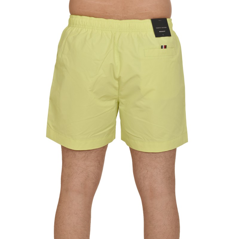 Tommy Hilfiger Medium Drawstring Logo Swimshorts-Faded Lime