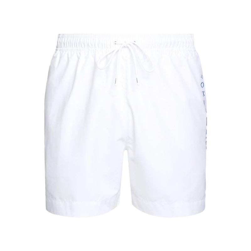 Tommy Hilfiger Medium Drawstring Swimshorts-TH Optic White