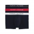 Tommy Hilfiger Set of 3 Pack Trunks With Logo On The Elastic-Th Wht/ Med Red/ Dsrt Sky