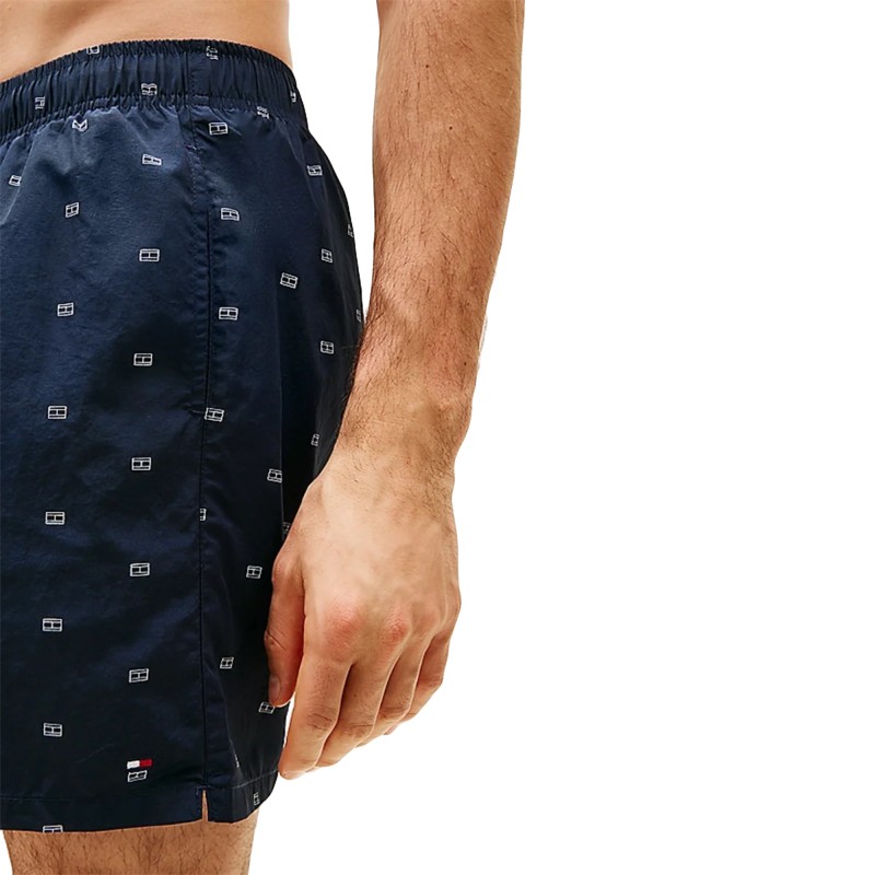 Tommy Hilfiger Swimsuit Mid-Length Flag Print-Desert Sky