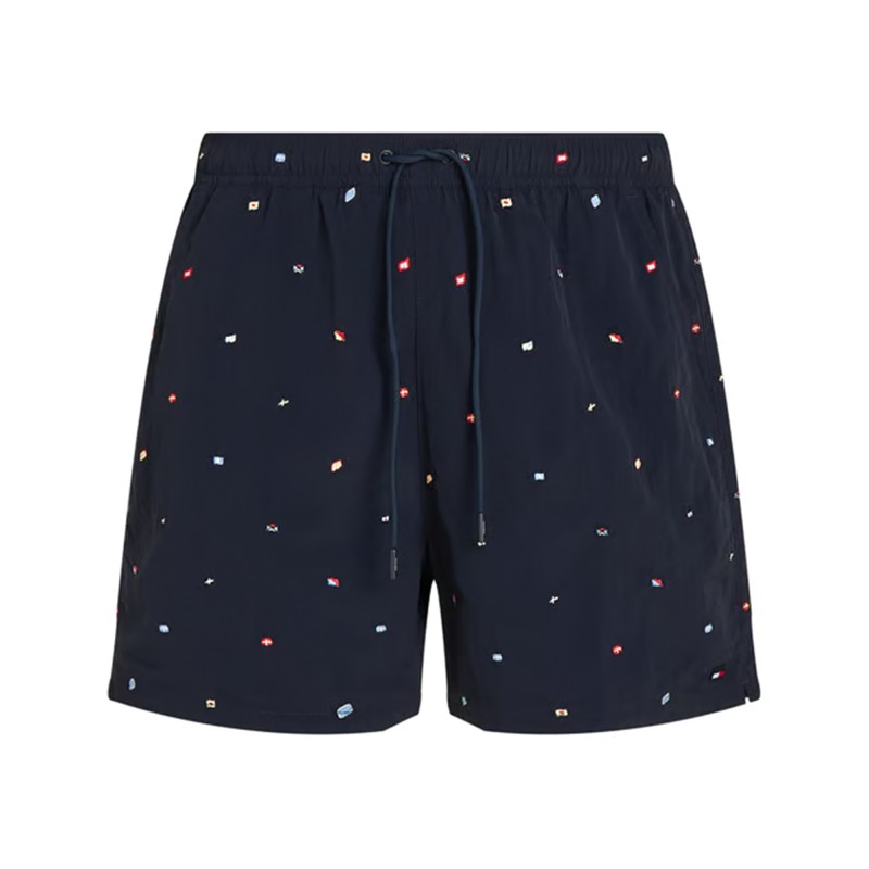 Tommy Hilfiger Swim Shorts Patterned-Flag Critter/Desert Sky