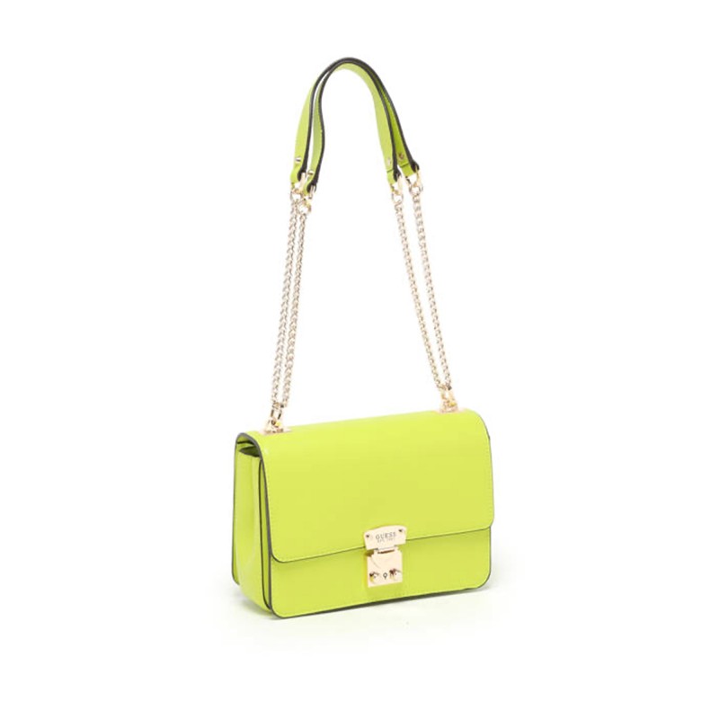 Guess Eliette Solid Colour Mini Crossbody Bag-Chartruese Guess Eliette Solid Colour Mini Crossbody Bag-Chartruese
