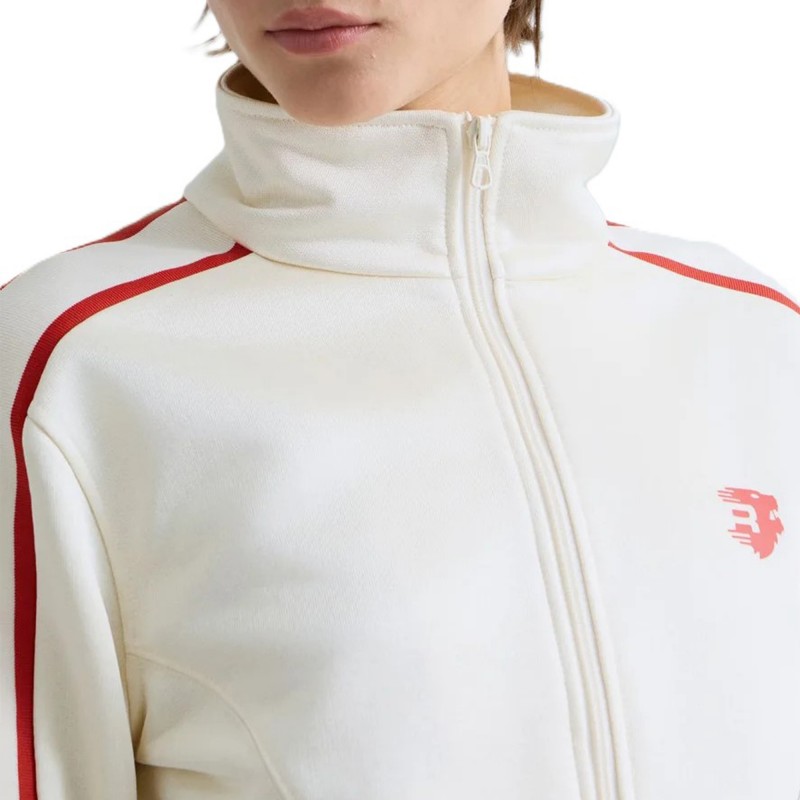 Replay Sweatshirt With Zip Cropped-Eggnog Replay Sweatshirt With Zip Cropped-Eggnog