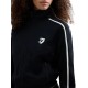Replay Sweatshirt With Zip Cropped-Black Replay Sweatshirt With Zip Cropped-Black
