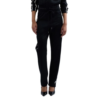 Replay Tracksuit Bottoms Satin Finish-Black