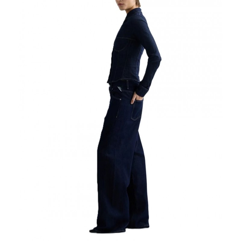 Replay Jeans Narja Low Waist Baggy Fit-Dark Blue Replay Jeans Narja Low Waist Baggy Fit-Dark Blue