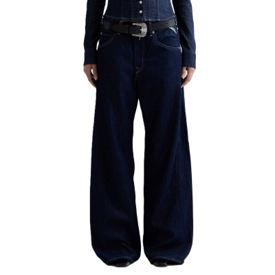Replay Jeans Narja Low Waist Baggy Fit-Dark Blue