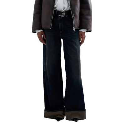 Replay Jeans Nalaja Wide Leg-Dark Blue