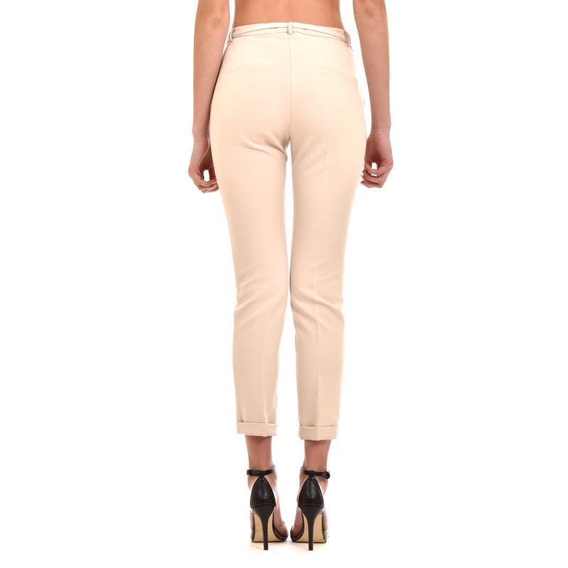 Innocent Trousers Cigarette Rever & Belt-Ecru