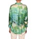 Replay Relaxed Fit Shirt In Poplin-Vibrant Green